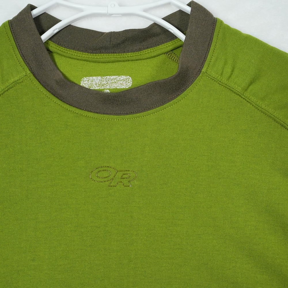 Outdoor Research Mens Dri-Release Wool Blend T-Shirt Green Fresh Guard M - Read